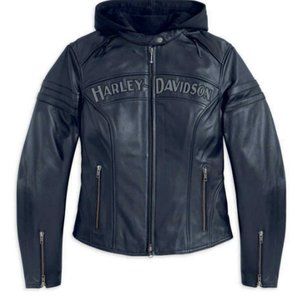 Harley-Davidson® Women's Miss Enthusiast 3 in 1 Leather Jacket